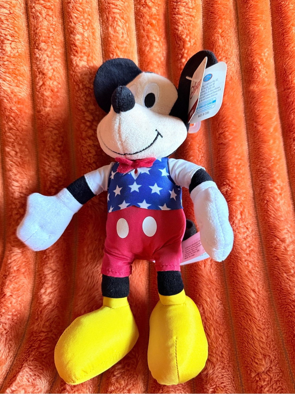 NWT’s Disney 2020 Mickey Mouse Plush — Black, White, Red, Blue, Yellow